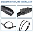 thumbnail image 6 of Wiper Blade Set 2 Piece - Compatible with 2011 - 2016 BMW 535i 2012 2013 2014 2015, 6 of 6