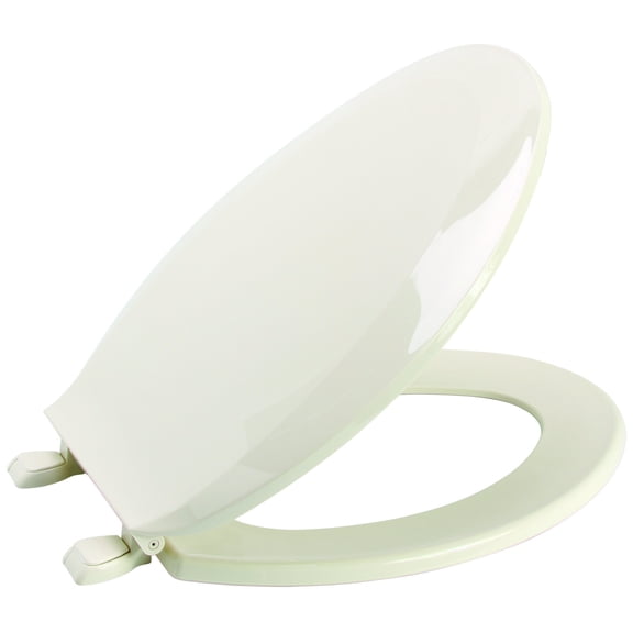 Premier Faucet 283028 Elongated Plastic Toilet Seat (Slow Close Design with Bone Finish)
