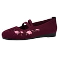 thumbnail image 5 of Amzcrzy Zapatos de mujer,Zapatos de mujer,Zapatillas de mujer, Zapatos de trabajo para mujer con suela plana y tejido transpirable para todas las estaciones Sandalias Mujer Zapatillas De Casa, 5 of 5