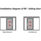 thumbnail image 5 of Nuevos, cerraduras de puerta de granero adecuadas, pestillos abatibles, pestillos de granero, cerraduras de herrajes para puertas corredizas de granero, puertas corredizas de grane, 5 of 5