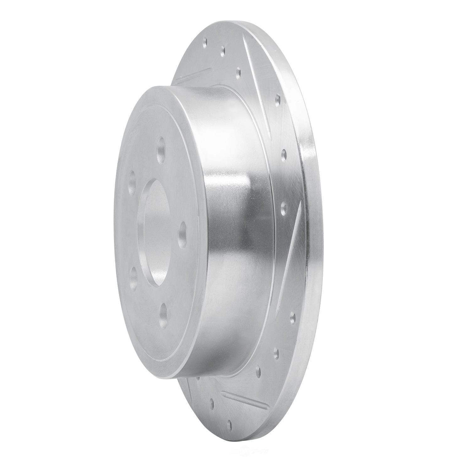Dynamic Friction Company 631-42028R DFC Brake Rotor - Drilled And Slotted - Silver