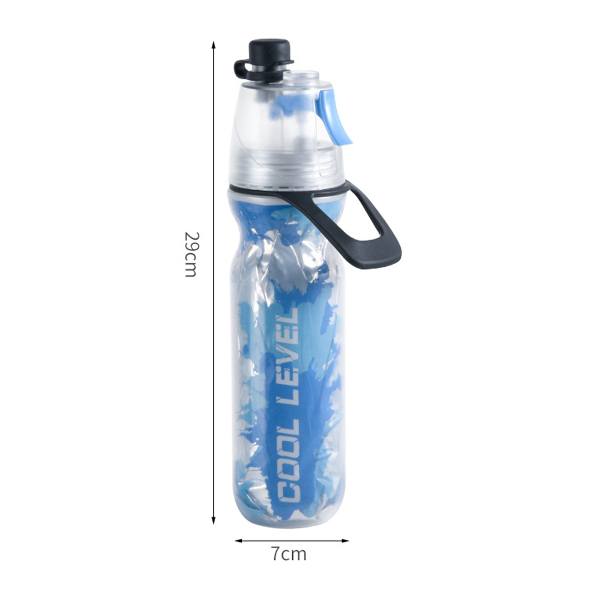 TOPBIGGER 2 in1 Mist Water Bottles BPA Free Leak Proof Sports Bottle Misting Bottle Spray Sports Water Bottle 20 oz 