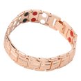 thumbnail image 4 of Pulsera Magnética De Acero De Titanio, Mejora La Moda, Mejora La Seguridad Del Sueño, Reduce La Electricidad Estática, Pulseras De Terapia Magnética Para Trabajar ANGGREK  Oro, 4 of 8
