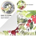 thumbnail image 2 of Dish Drying Mat, Christmas Berries Spruce Branches Microfiber Kitchen Dish Pads Super Absorbent Dish Drainer Mat Fast Drying Heat-resistant Drying Mat for Kitchen Counter, 18x2, 2 of 7