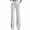 White#womens waffle formal slacks, variant on yardsong Velvet Dress Pants for Women High Waist Straight Leg Slacks Velour Business Casual Petite Office Work Trousers with Pocket Black,L