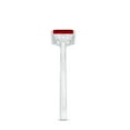 thumbnail image 3 of Rosec Jewels Emerald Cut Lab Grown Ruby Solitaire Ring with Diamond (4X6 mm, AAAA Grade), 10K White Gold, US 13.00, 3 of 8