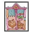 thumbnail image 4 of Agosto Punto Cruz Parcial 14CT Hilo Algodón DIY Impreso Dobladillo Arte 18x26cm, 4 of 9