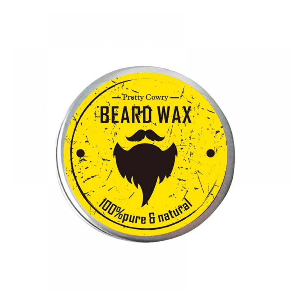 Men Beard Oil Balm Moustache Wax For Styling Beeswax Moisturizing Smoothing Gentlemen Beard Care