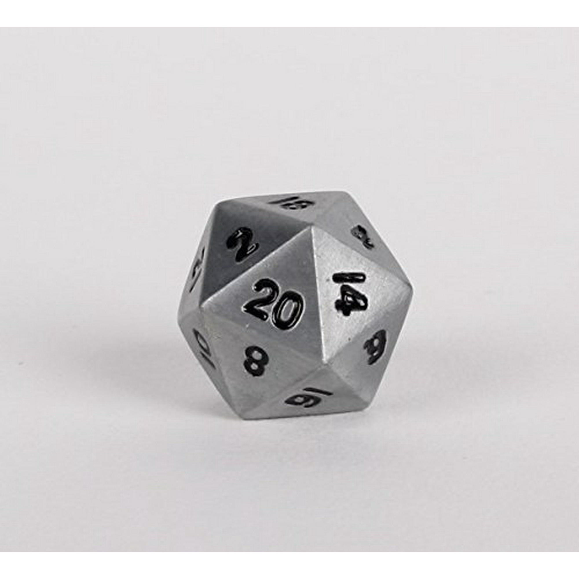 D20 Ring Large Stainless Steel RPG Icosahedron Dice Band D&D 10