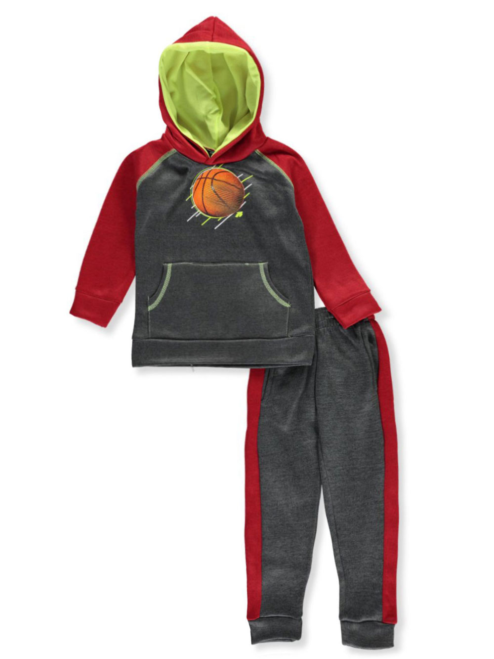 boys red sweatsuit
