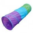 thumbnail image 1 of Túnel de juegos infantil, casita de juegos portátil, fácil de montar, plegable, para bebés que gatean. 15m Violeta Verde, 1 of 9