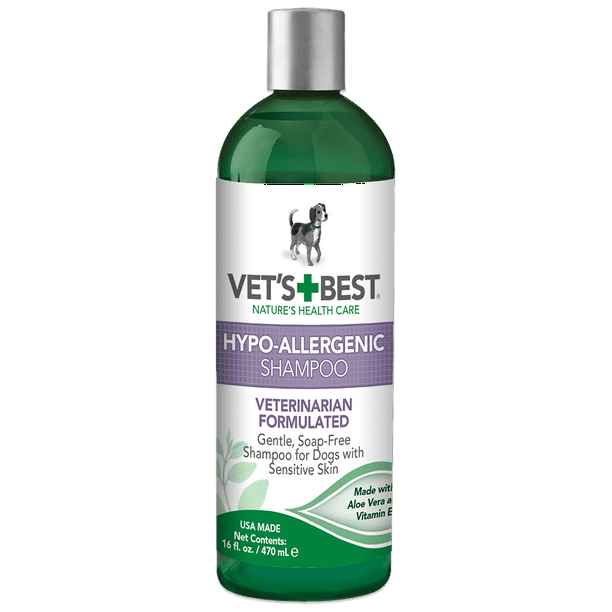 Vet's Best HypoAllergenic Dog Shampoo for Sensitive Skin, 16 oz