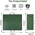 thumbnail image 2 of Leaf Collection Bags, 2 in 1 Reusable Heavy Duty Gardening Bags Garden Waste Storage Bags for Leaf Waste Collection Camping Trash Cans, 2 of 5