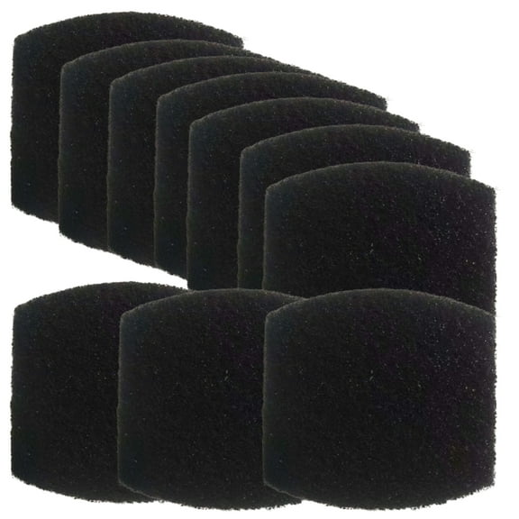 Qzbhct 10 Pack Activated Charcoal Filters Box Replacment Mat Compatible with Petmate Booda Dome Clean Step Cat Litter Box