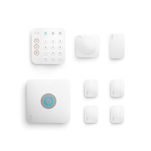 Kit de sistema de seguridad para el hogar Ring Alarm Pro de 8 piezas con eero Wi-Fi