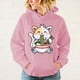 thumbnail image 5 of Sudadera con capucha para hombre y mujer, suéter holgado de manga larga con estampado de Ramen de gato, Tops informales con personalidad, 5 of 5