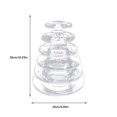 thumbnail image 3 of Destyer Cake Display Stand Party Wedding Banquet Dessert Holder Food Storage Rack Pastry Fruit Shelf Tabletop Serving Rack 6 layer 2, 3 of 6