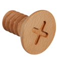 thumbnail image 2 of de con tornillo de pared Premium, ropa nórdica, s para abrigos, colgador de llaves para io, cocina, armario, , Diseño de cruz redonda. Baoblaze Gancho de tornillo, 2 of 8