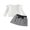Style 2, variant on Loicainy Baby Toddler Kids Girls Skirt Outfits Set, 9 12 18 24 Months 2T 3T 4T Long Sleeve Crew Neck Tops with Elastic Waist Skirt Casual Daily Clothes Sets