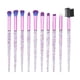 thumbnail image 2 of Xihbxyly Ofertas del día Juego de 10 brochas de maquillaje portátiles, brochas, juego de brochas para sombras de ojos, 2 of 7