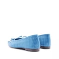 thumbnail image 4 of Schutz Arissa Square Toe Bow Ballet Flats Slip On Ocean Blue Leather Flats (Bright Ocean, 7), 4 of 4