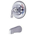 thumbnail image 2 of Kingston Brass KB634TO Magellan Tub Only for KB634, Polished Chrome, 2 of 7