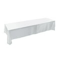 thumbnail image 3 of Nikou Tablecloth - Table Cover Rectangle Tablecloth Table Cover Stain-resistant Banquet Wedding Party Decor (145x320cm) (Color : White), 3 of 7