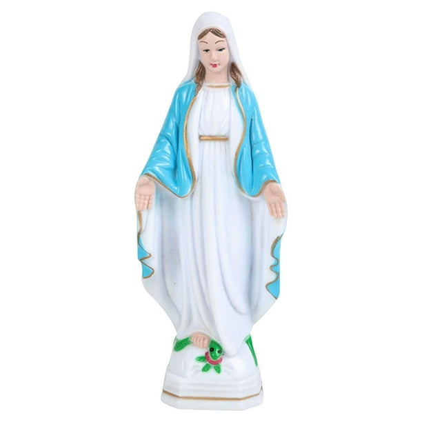 Figura de la Virgen María de la Santísima Madre, estatua, regalo de boda, artesanías, Santa Madre María 15cm