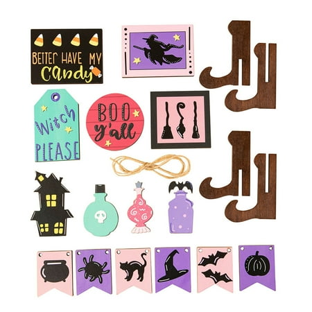 

Indoor Easter Decorations Table Sign Table Centerpiece Tray Ladder Decorations for Home Teal Tray Decorative Christmas Decorations for Home 18Pcs Tray Ornament Pumpkin Hat Tiered