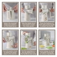 thumbnail image 6 of COOK WITH COLOR Cheese Grater Rotary, Cheese Shredder, Grater for Kitchen, Cream, 6 of 6