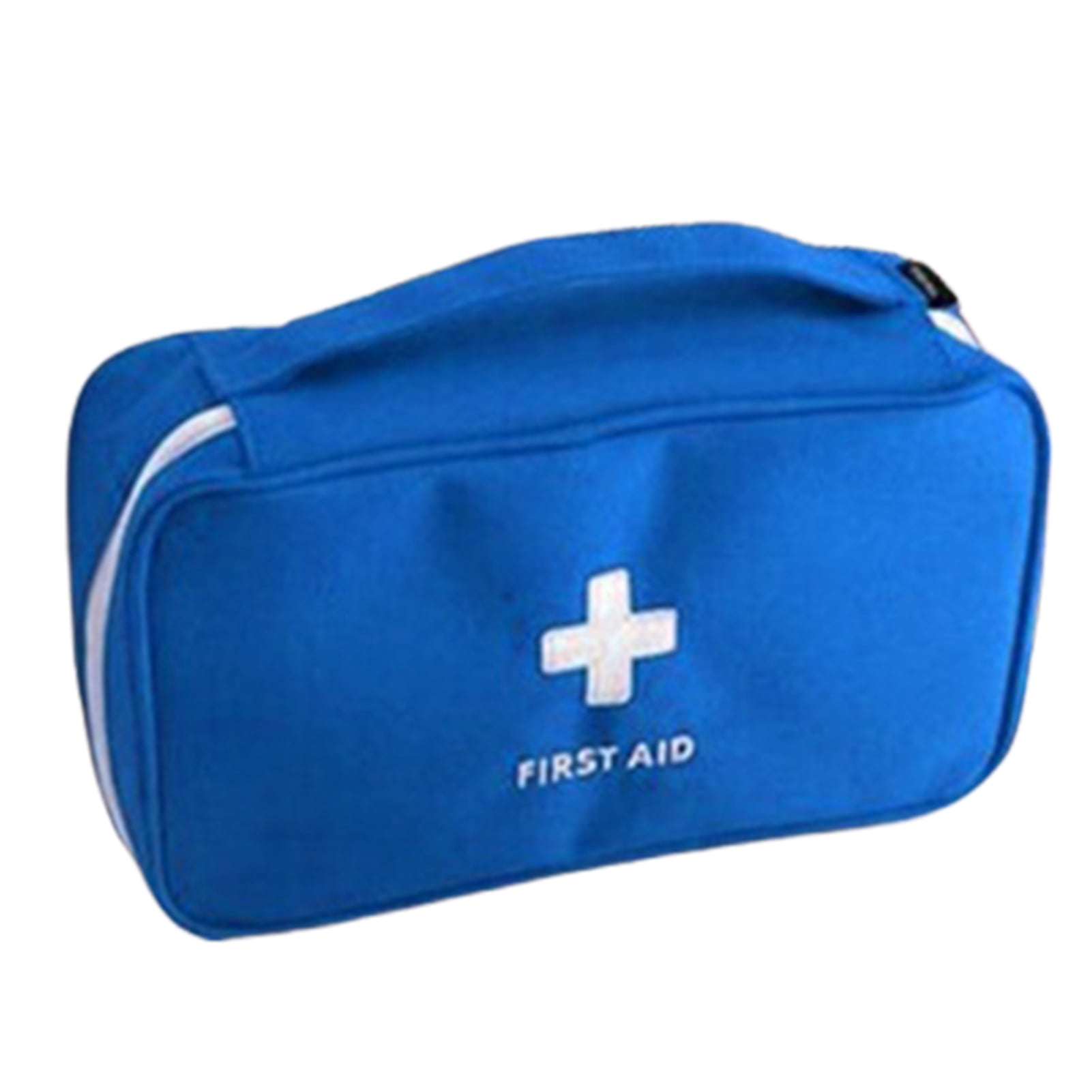Sac De Trousse De Premiers Soins Portable – Organisateur Médicaments Voyage Étanche Fermeture Éclair (Bleu Foncé)