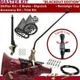 thumbnail image 1 of American Shifter  C4 Shifter Kit Black 23 in. E Brake Cable Clamp Trim Kit Dipstick for F77D5, 1 of 1