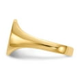 thumbnail image 3 of 14K Yellow Gold Ring Band Signet 9.5x10.0mm Closed Back, 3 of 5