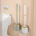 thumbnail image 3 of Wall-mounted Toilet Brush Set Non-slip Hander Toilet Brush For Home Bathroom Cleaning Supplies, 3 of 5