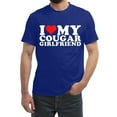 thumbnail image 2 of LUOGENLI T-shirts pour Homme pour Hommes T-Shirt de la Saint-Valentin à Lettres Imprimées Manches Courtes Col Rond T-Shirt Floral Tendance Mode Chandail de Base T-shirts pour Homme T-Shirt Graphique Saint-Patrick Bleu m, 2 of 3