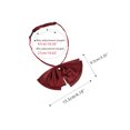 thumbnail image 2 of Corbatas de lazo ajustables pre-atadas para mujeres INSPIRE CHIC para uniforme casual rojo profundo tamaño único, 2 of 4