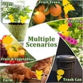 thumbnail image 6 of QARUN 50 Pc Yellow Sticky Gnat Traps for Indoor&Outdoor Plants,3 Cute Shapes (Tulip,Cat,Bird),Non-Toxic Fly Catcher for Whiteflies,Fungus Gnats,Fruit Flies,Resistant Adhesive Stakes, 6 of 7