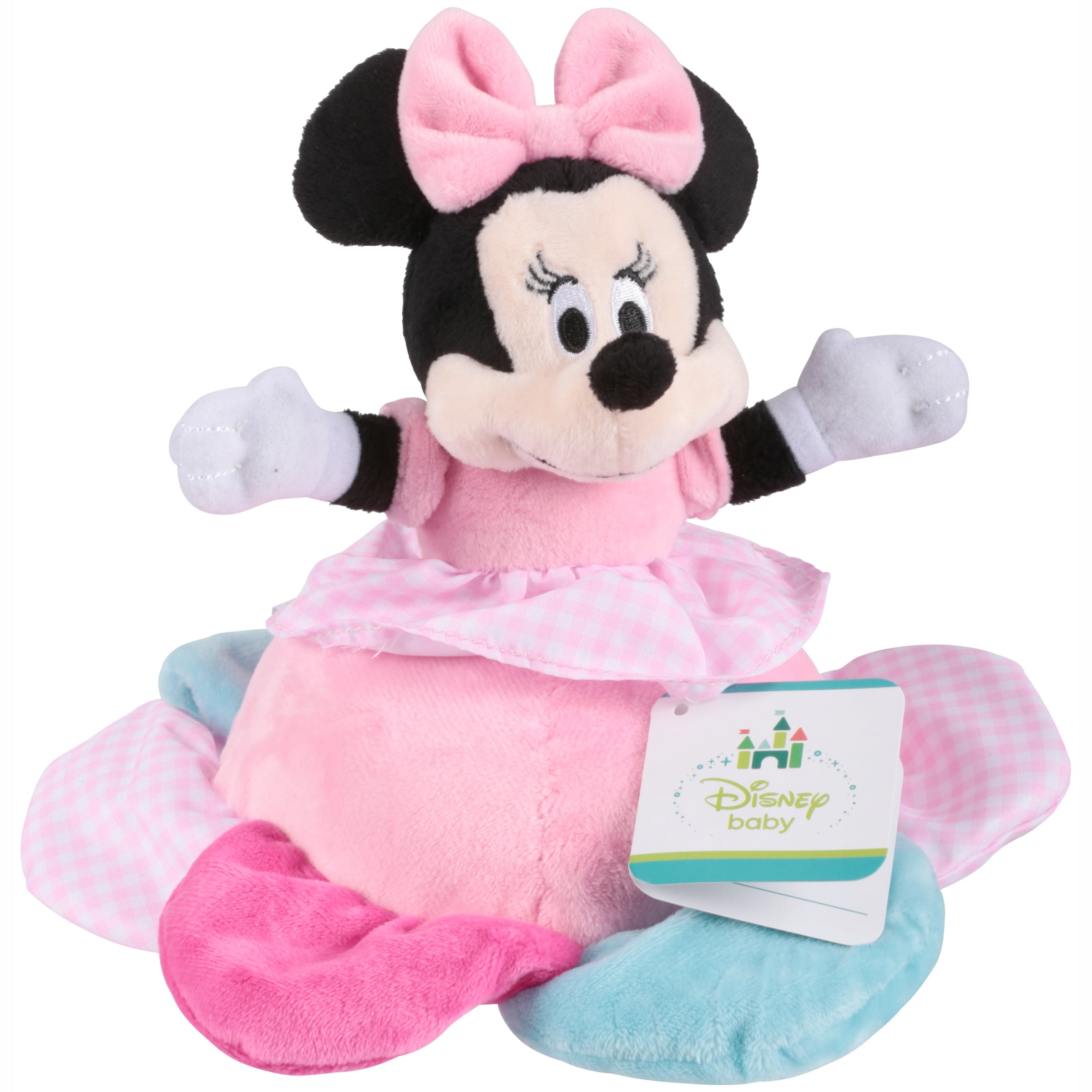 minnie mouse plush rattle