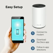 TP-Link Deco Wi-Fi 6E Whole Home Mesh Routers, 6 Ghz Band, Coverage up to 5,500 Sq. ft. (2-Pack)