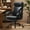 PU|Black|With Footrest, variant on Big and Tall Ergonomic Office Chair,400lbs Heavy Duty Executive Leather Desk Chair, High Back Reclining Computer Chair with 3-Layer Soft Padding & Inverted Triangle Support