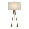 thumbnail image 6 of Evelyn&Zoe 28" Modern Metal Tapered Table Lamp with White Drum Linen Shade, 6 of 8