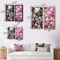 thumbnail image 4 of Designart "Seashell on the Beach Grey and Pink" Coastal Beach Sand Framed Wall Art Set Of 2 - Grey Beach Gallery Wall Frame Set For Home Decor, 4 of 7