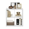 thumbnail image 2 of Pemberly Row Open Back Decorative Cube Storage Organizer in 4-Cube in White, 2 of 6