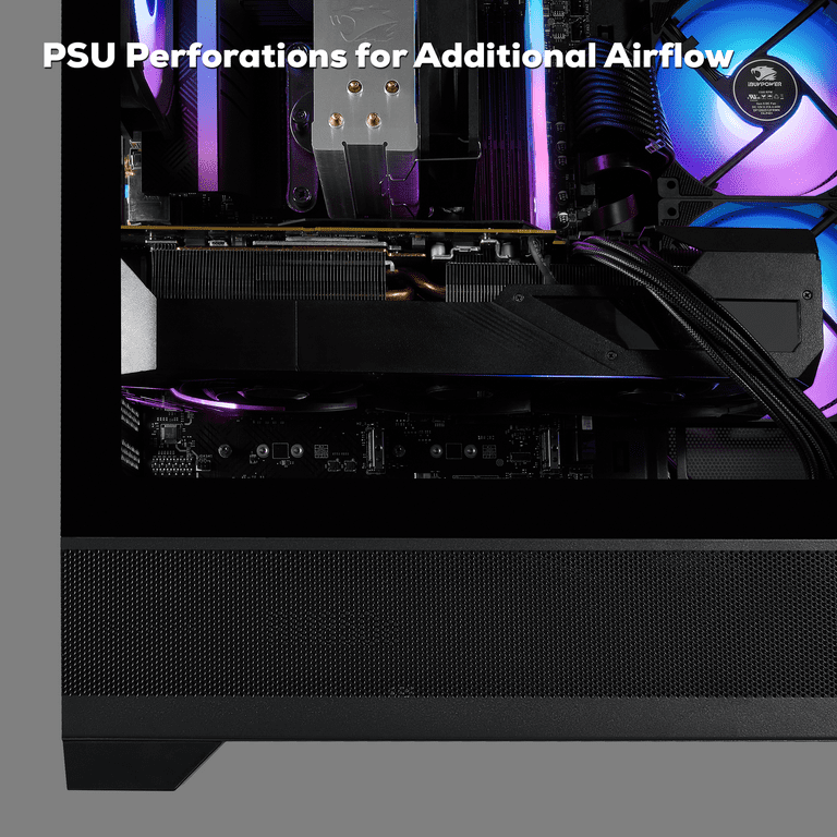 iBUYPOWER ESA7R77XT01 Gaming PC Desktop - AMD Ryzen 7 8700F