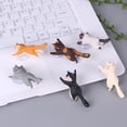 thumbnail image 4 of MesaSe PENGXAING 6Pcs Cat Smart Phone Sucker Stand PVC Cute Animal Adorable Mobile Phone Holder Creative Phone Tablet Mount Holder, 4 of 10