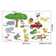 thumbnail image 3 of Vinil Decorativo Infantil Animales Ingles Sala Estancia Sala, 3 of 5