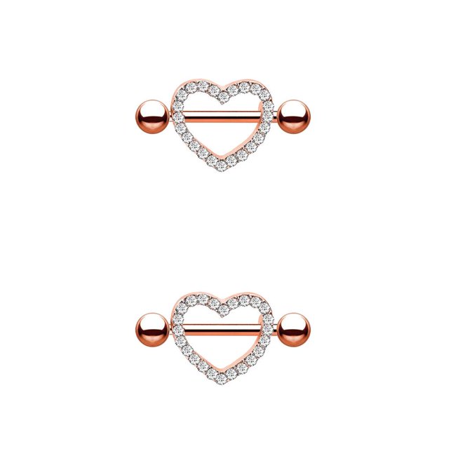 sweethay Anillo para pezones Adorno de pecho de metal sexy Decoración de cuerpos pequeños Accesorio de joyería para el cuerpo para mujeres Tipo 11 2Conjunto