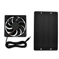 dwsnxt 10W Solar Panel Powered Fan Kit for Greenhouse, Chicken Coops