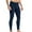 Navy, variant on Men's Active Yoga Leggings Pants Running Dance Tights Cycling Workout Pants Quick Dry Compression Pants