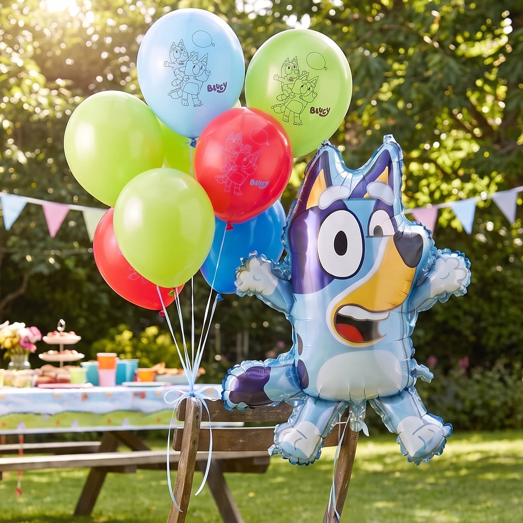 Bluey 1 Count 28IN Shaped Shaped Foil Balloon